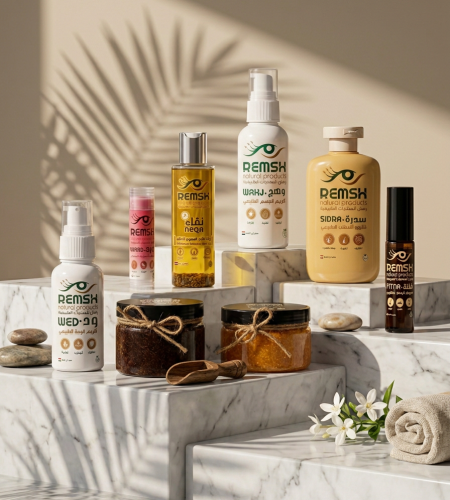 المنتجات على رخام